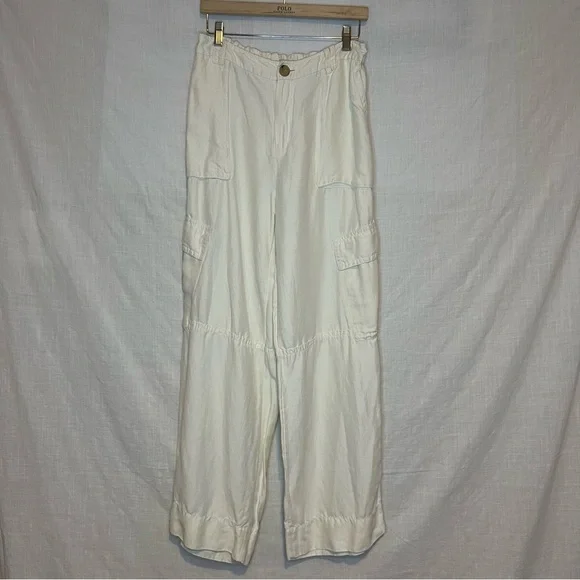 Vince White Wide Leg Pants - Picture 1 of 9